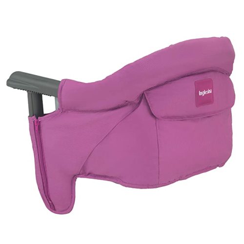 Inglesina Fast Table Chair - Award-Winning Convenient Baby High Chair - Use at Most Tables or Restaurants Without Leaving Scratches (Fuchsia Pink), 14x17x11 Inch (Pack of 1) (AY90F6FUXUS/D)