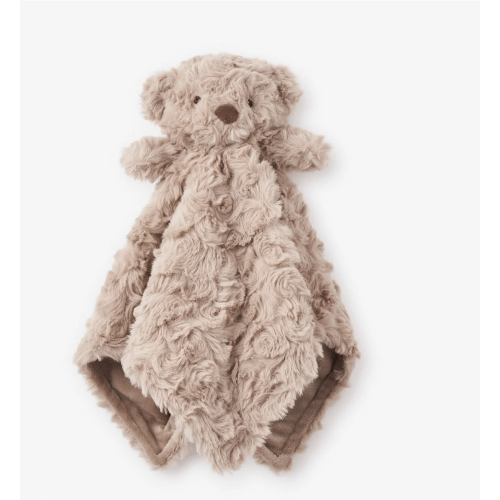 Plush Bear Baby Security Blanket