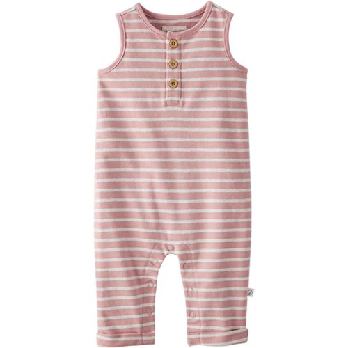 Little Planet by Carter's Baby Organic Cotton Terry Jumpsuit - 6 Months - Rose Stripes