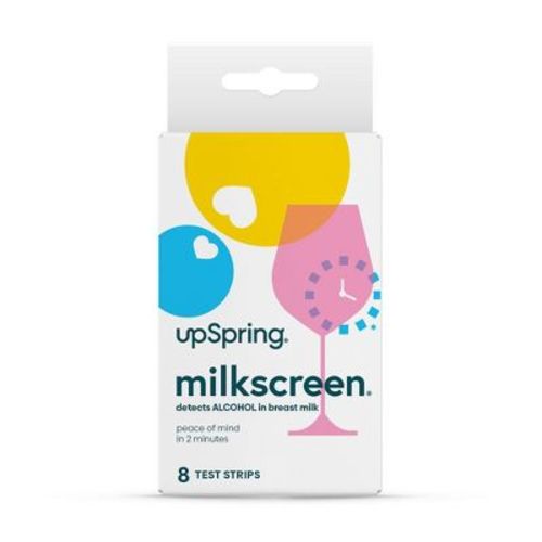 Upspring Milkscreen Breast Milk Test Strips For Alcohol - 8ct - Detects Alcohol In Breast Milk