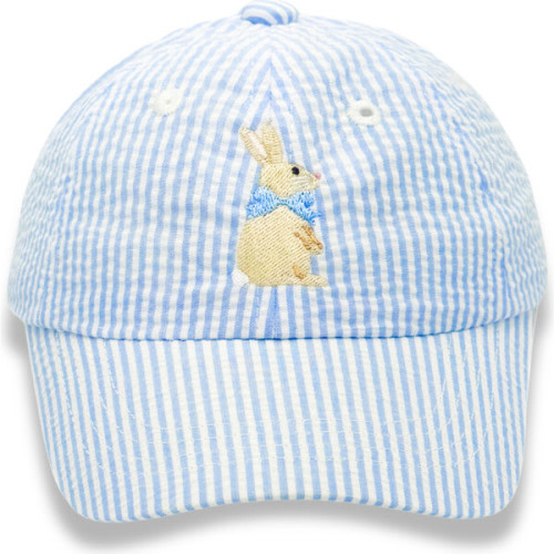 Bunny Baseball Hat, Blue - Bits & Bows | Maisonette
