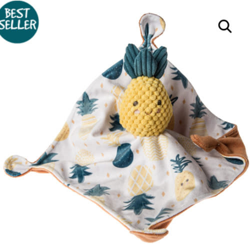 Sweet Soothie Pineapple Blanket – 10x10" - Mary Meyer Stuffed Toys