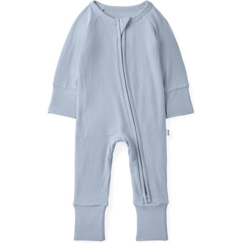 Little Sleepies Newborn Pajamas, Viscose from Bamboo Baby Pajamas, Boys & Girls Preemie & Newborn Sleepers, 2-Way Zipper PJs