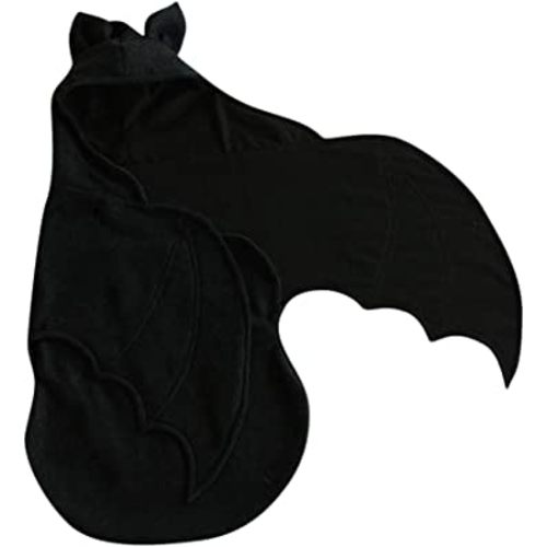Bag Sack Boys Halloween Girls Bat Sleeping Baby Swaddle Cartoon Hooded Baby Care Loveys for Babies (Black, One Size)