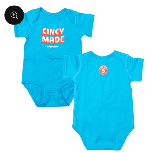 Blue Cincy Made Onesie – Rhinegeist