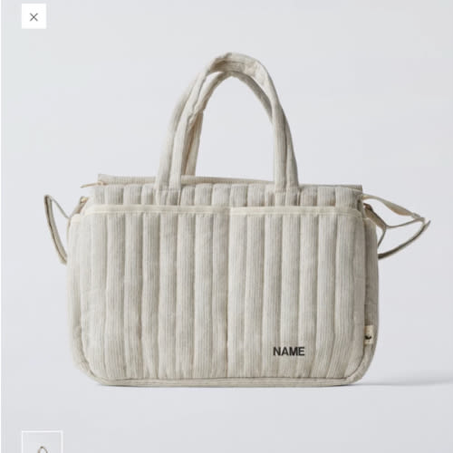 STRIPED DIAPER BAG PACK