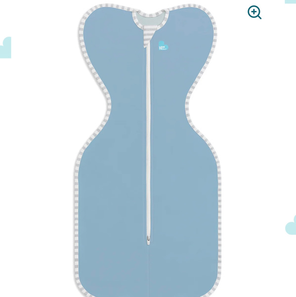 Swaddle Up™ 1.0 TOG Cotton Dusty Blue