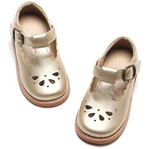 Felix & Flora Toddler Little Girl Mary Jane Dress Shoes - Ballet Flats for Girl Party School Shoes