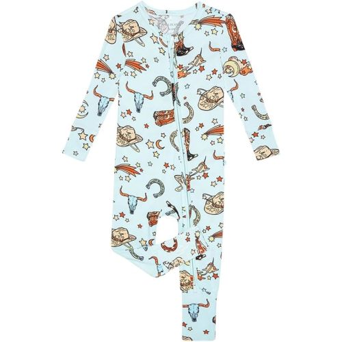 Posh Peanut Convertible Baby Sleepers - Footless Baby Pajamas with 2 Way Zipper for Easy Diaper Changes (9-12 Months) Casey