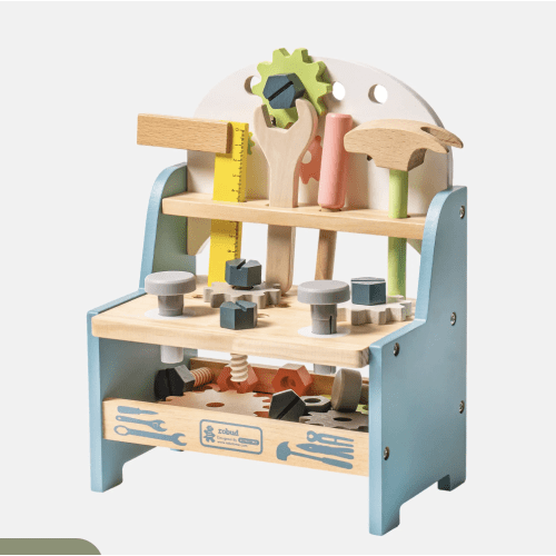 Wooden Play Tool Workbench Set