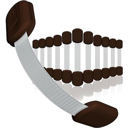 Baby Proofing Child Safety Locks (12 Pack) by Skyla Homes - The Safest, Quickest and Easiest 3M Adhesive Cabinet Latches, No Screws & Magnets, Multi-Purpose for Furniture, Kitchen, Ovens, Toilet Seats