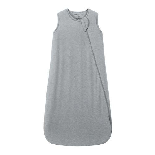 Mosebears Unisex Baby Sleep Sack 1.0 TOG, Supersoft Rayon Made from Bamboo Wearable Blanket with 2-Way Zipper (Grey,0-6 Months)
