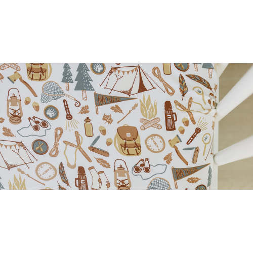 Camping Trip Bamboo Stretch Crib Sheet