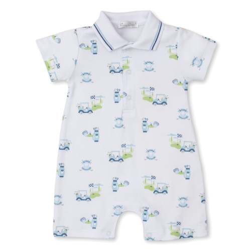 Kissy Golf Club Blue Short Playsuit
