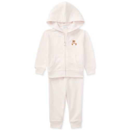 Baby Girls Bear Hoodie and Pants Set (3M)