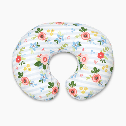 Boppy Original Nursing Pillow and Positioner - Blue/Pink Posey
