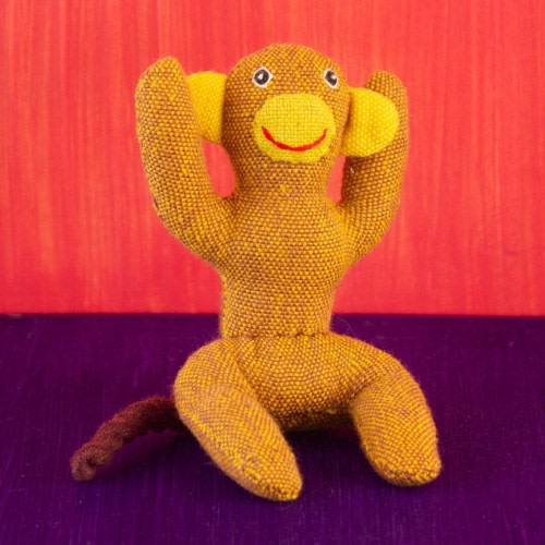 Adorable Stocking Stuffer Monkey Mini-Doll - Handcrafted Toy by Mr. Ellie Pooh