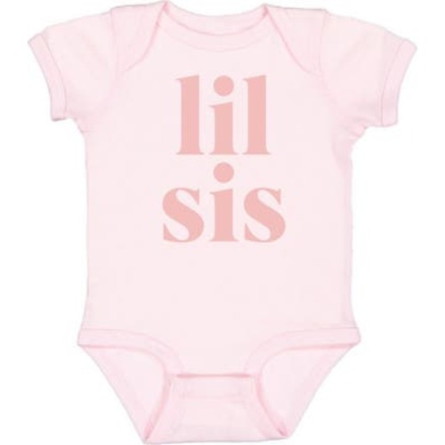Lil Sis Short Sleeve Bodysuit, 6-12M