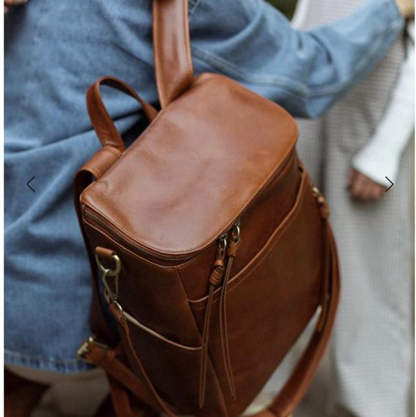 La Mère Luxe Leather Backpack Original