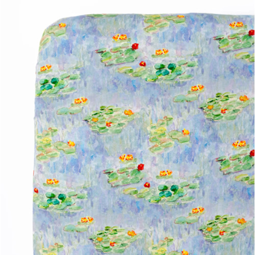 Water Lilies Bamboo Crib Sheet