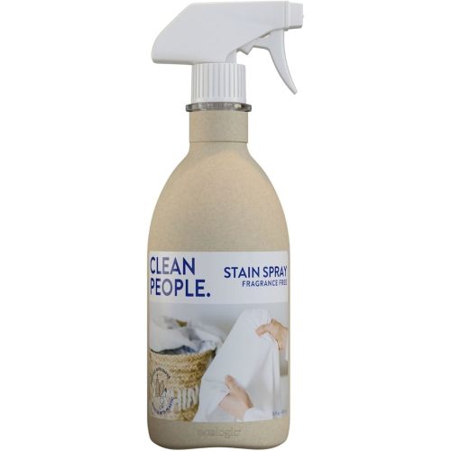 Clean People Stain Remover Spray - Natural Plant & Mineral-Based Ingredients - Non-Toxic Laundry Spot Treatment for Food, Pet & Baby Stains - Boosted with Enzymes - Fabric Safe - 16oz