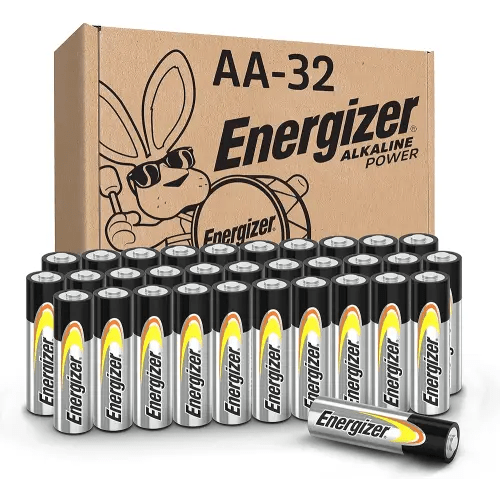Energizer AA Batteries, Alkaline Power Double A Battery Alkaline, 32 Count