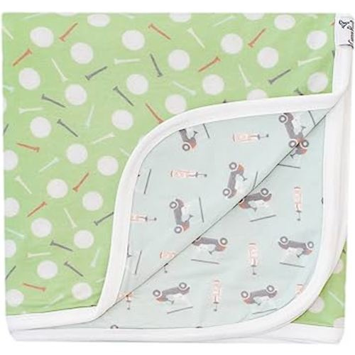 Copper Pearl Three-Layer Baby Blanket: Soft Baby Quilts for Boys and Girls | Breathable, Cozy, Toddler Blanket | Baby Quilt for Newborns | 46x46 Premium Polyester/Rayon | Bogey