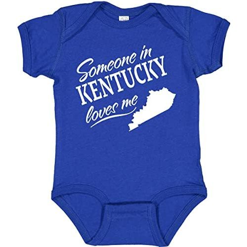 inktastic Someone in Kentucky Loves Me Baby Bodysuit