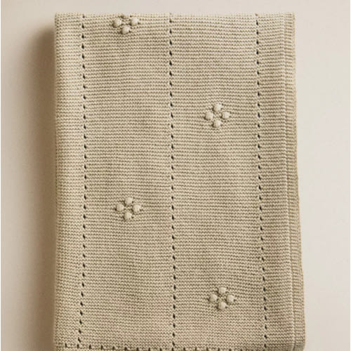 BABY OPENWORK COTTON BLANKET - See all - KIDS AND BABY - BABY | Zara Home United States of America