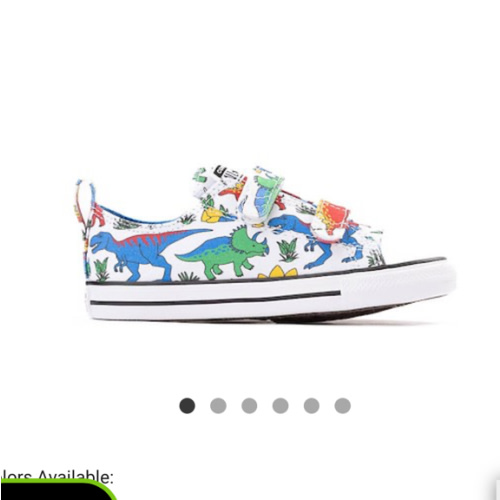 Converse Chuck Taylor All Star Dinocons Easy-On Low-Top Sneaker - Baby / Toddler - White | Journeys