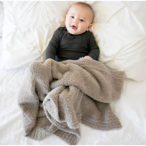 BAMBONI® RECEIVING BLANKETS – Saranoni (Taupe)