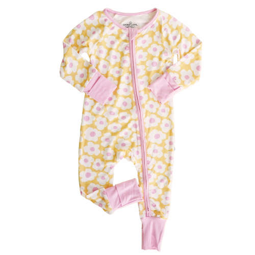 Sunshine Daisy Convertible Zip Romper