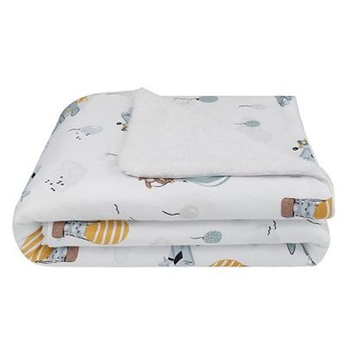 Living Textiles Jersey Sherpa Blanket