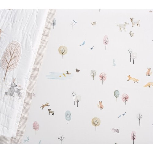 Dakota Woodland Crib Fitted Sheet