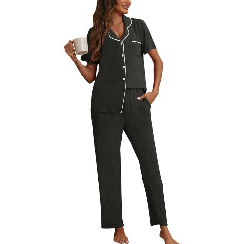 Pajama Sets for Women 2 Piece Modal Pajamas for Women Set Pj Sets with Pocket XS-XXL
