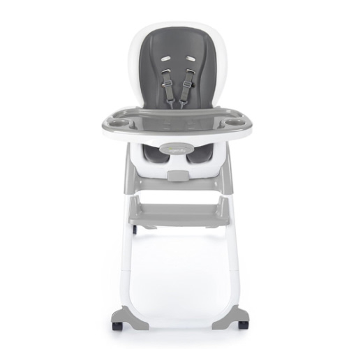 Ingenuity SmartClean Trio Elite 3-in-1 Convertible Baby High Chair, Toddler Chair, and Dining Booster Seat, For Ages 6 Months and Up, Unisex - Slate