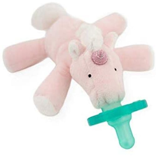 WubbaNub Infant Pacifier - Star The Pink Unicorn