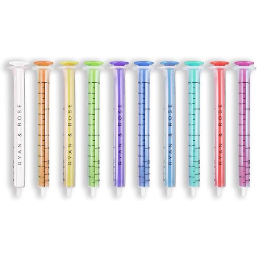 Ryan & Rose Cutie Dose - Baby Medicine Dispenser Syringe For Children Medicine Syringes For Children Medication Dispenser Baby Medicine Syringe Baby Medicine Dropper Baby Syringe (10 Pack)