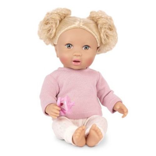 LullaBaby 14" Baby Doll with Wavy Blonde Hair & Blue Eyes