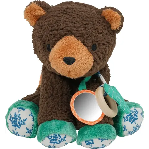 Manhattan Toy Wild Bear-y Plush Teddy Bear 8 Inch Stuffed Animal Activity Toy