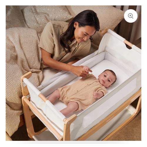 SnuzPod4 Bedside Bassinet Natural