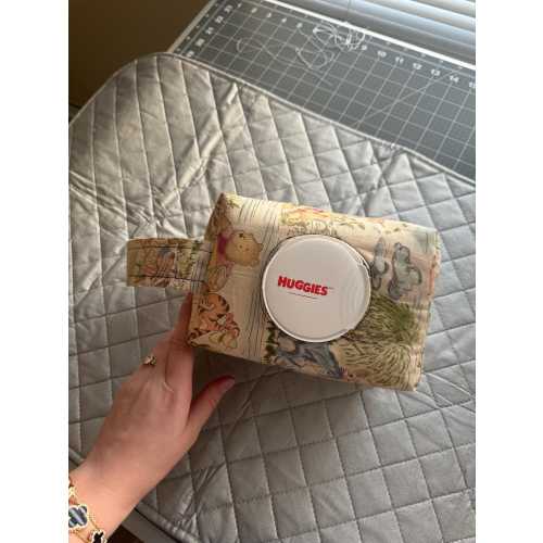 Winnie the Pooh diaper/wipe diaper bag cute diaper bag diaper wipe bag