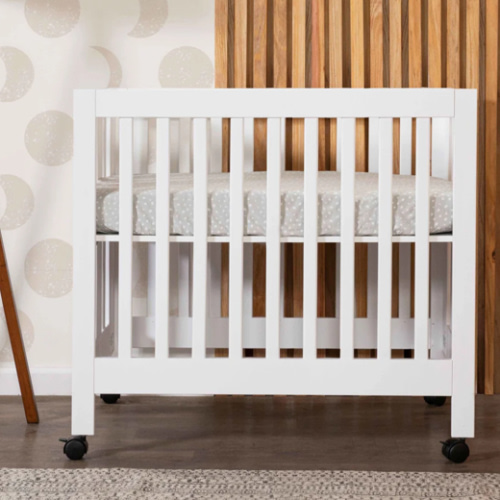 Origami Portable Mini Crib With Wheels | Babyletto