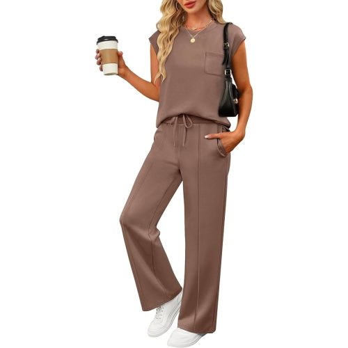 ANRABESS Two Piece Sets for Women Summer (S)