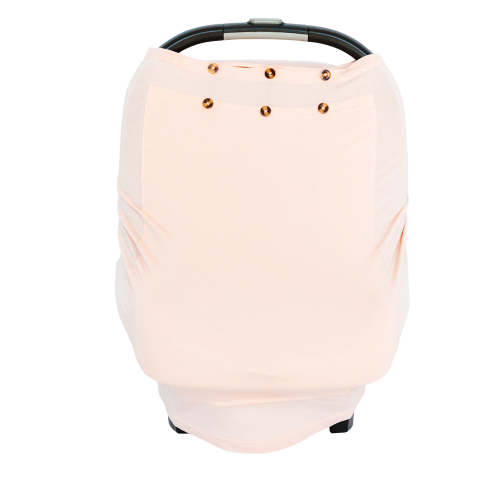 The Snuggle Shield® LUXE Bamboo Multi-Use Antimicrobial Air Filtering Infant Cover Pink