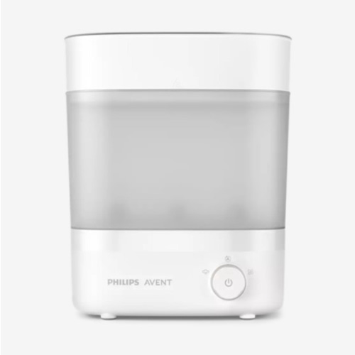 Philips Avent Baby Bottle Sterilizer and Dryer Premium, Removes 99,9% of Bacteria, Chemicals Free, Capacity 6 Bottles/Teats/Accessories, Modular Space Saving Design, Model SCF293