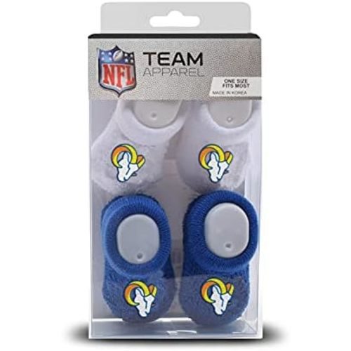 Infant Bootie Socks 0-12 Months - 2 Pack