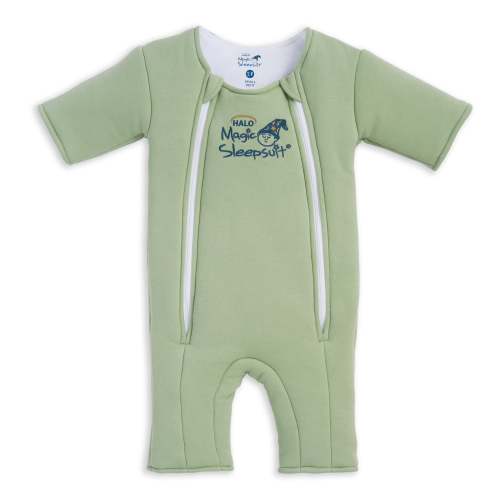 Sage Green Baby Merlin’s Magic Sleepsuit – 100% Cotton Sleep Solution