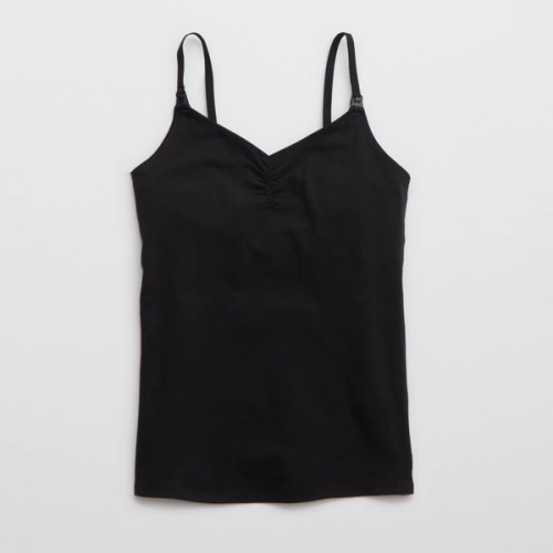 Large Mama By Aerie™ Nursing Tank Top Brown or Black
