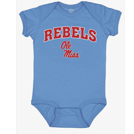 Little King NCAA Infant Romper-Arch Team Logo-100% Soft Cotton-Sizes 0-3M 6M 12M 18M